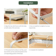 Wooden Rack Organizer - Tall