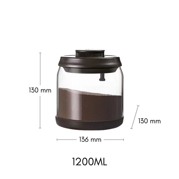 Airtight Coffee Beans Glass Container - 1200ml