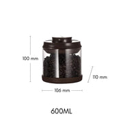 Airtight Coffee Beans Glass Container - 600ml
