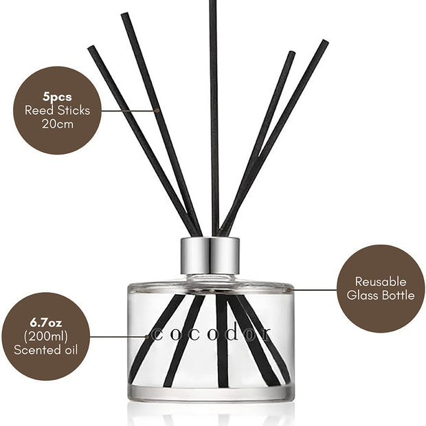 Signature Reed Diffuser 200ml - Pure Cotton