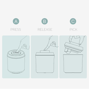 Airtight Round Food Container - 700ml