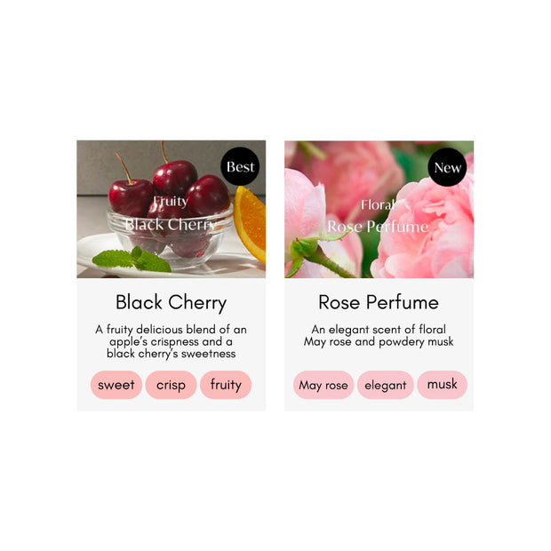 Diffuser Gift Set - Black Cherry+Rose Perfume