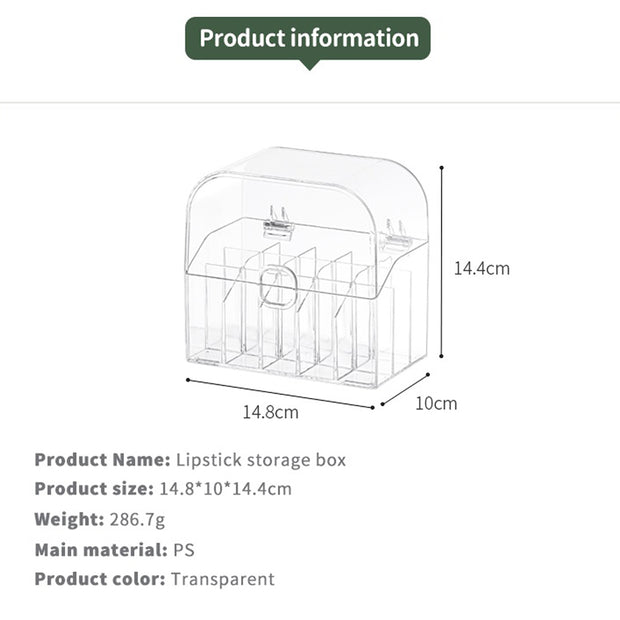 15 Grids Clear Cosmetic Organizer