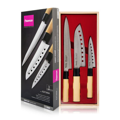 3pcs KATANA Knives Set