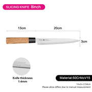 Wakizashi 8" Slicing Knife