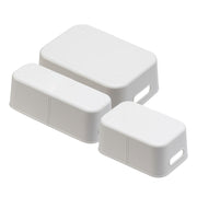 3pcs Ivory White Storage Boxes