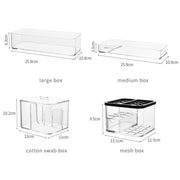 4pcs Stackable Cosmetic Organizer