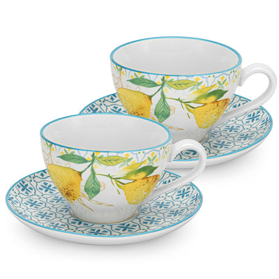 CAPRI 2pcs Porcelain Cup & Saucer Set