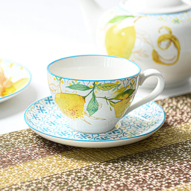 CAPRI 2pcs Porcelain Cup & Saucer Set