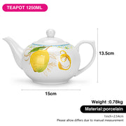 CAPRI Porcelain Teapot - 1250ml