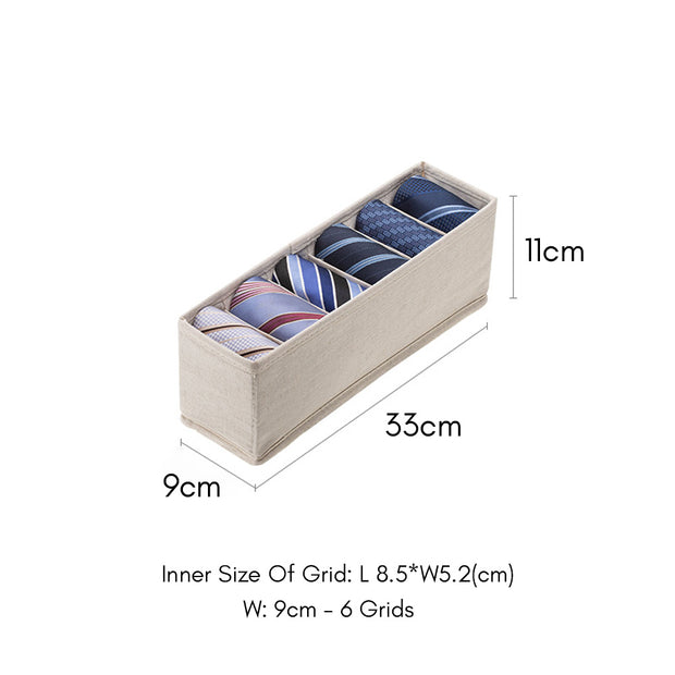 Foldable 6 Grids Organizer - Small