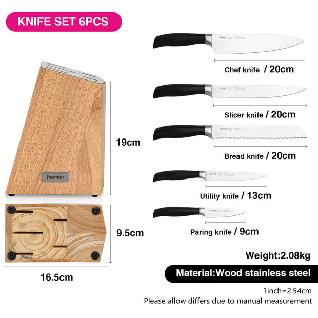 5pcs/set Kitchen Knives Kitchen Accessories 3cr13 Stainless Steel
