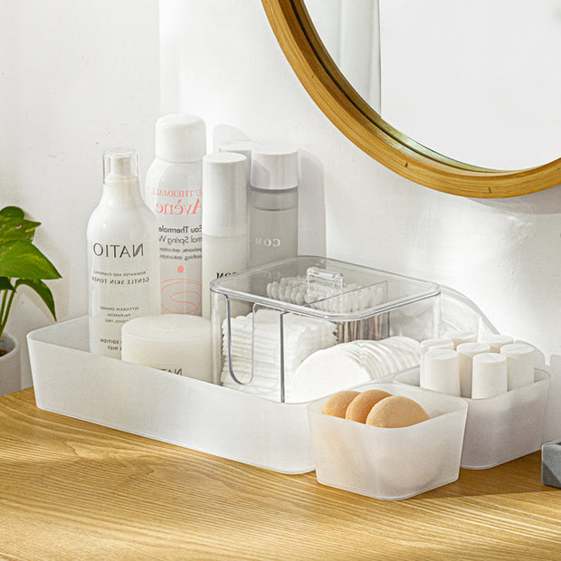 6pcs Transparent Drawer Organizer