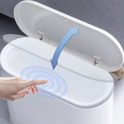 Khaki Slim Bin (9L) Lid Opening