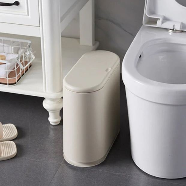 Khaki Slim Bin (9L) in Bathroom