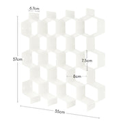 Honeycomb Drawer Divider - White