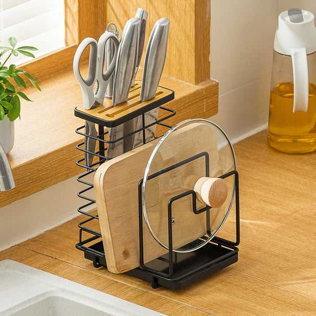 Kitchenware Accessories Holder - Black