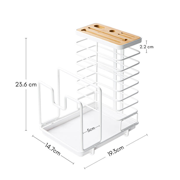 Kitchenware Accessories Holder - White