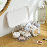 Desktop Cosmetic Storage Box - White