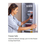 Rectangular Plastic Food Container - 2400ml