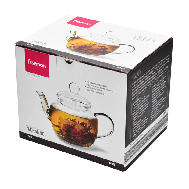 Tea Pot with Steel Infuser Filter - 1000ml