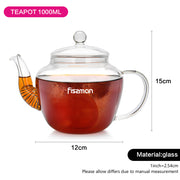 Tea Pot with Steel Infuser Filter - 1000ml