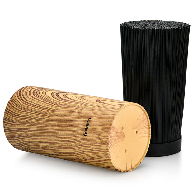 22cm Brown Wooden Knife Holder