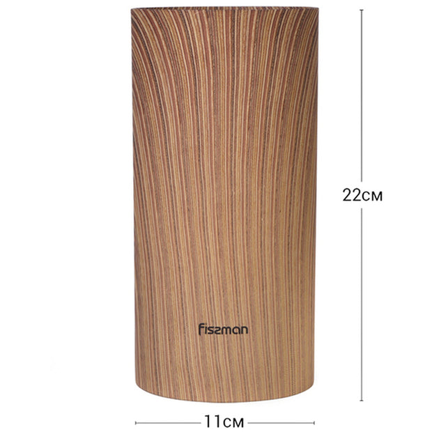 22cm Brown Wooden Knife Holder