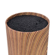 22cm Brown Wooden Knife Holder