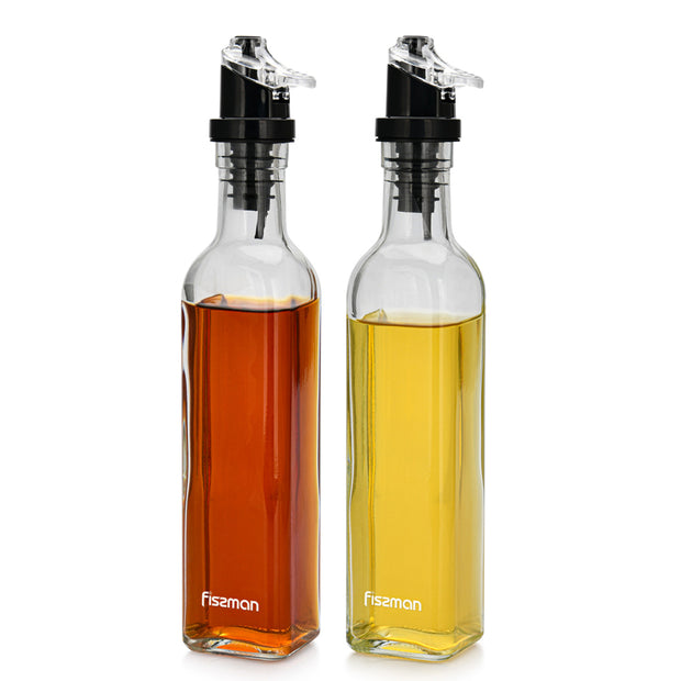 Oil & Vinegar Glass Bottles Set - 2x250ml
