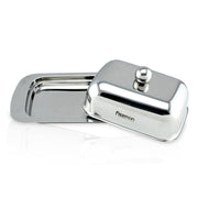 Butter Dish with Stainless Steel Cover Lid