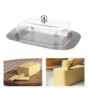 Butter Dish with Transparent Cover Lid