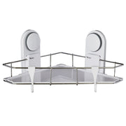Suction Corner Shower Caddy with Hooks