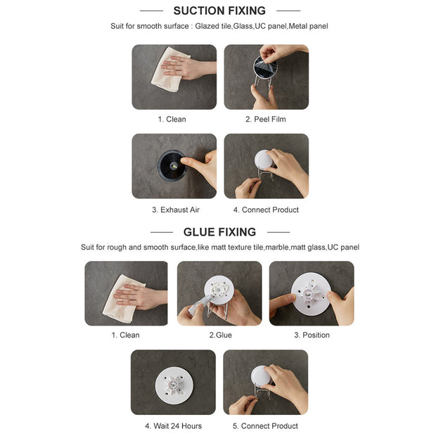 Suction Makeup Mirror