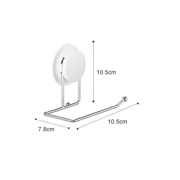 Suction Hand Towel & Toilet Paper Holder