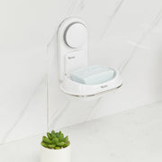 Suction Soap Bar Dish Holder with Drainer