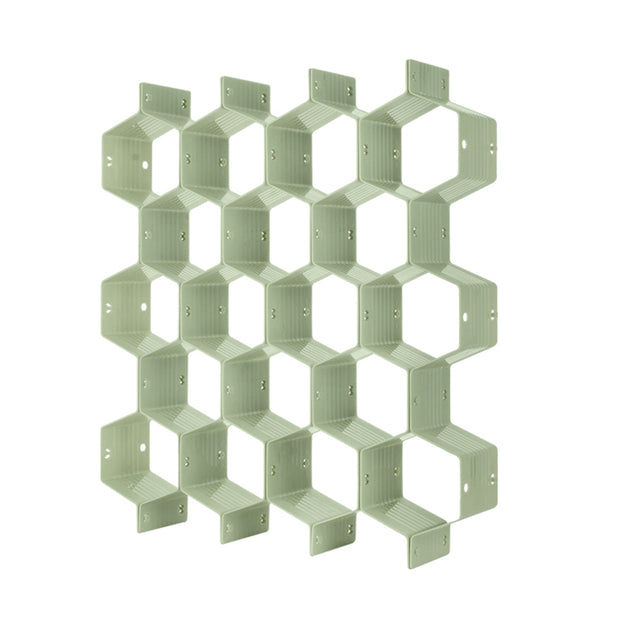 Honeycomb Drawer Divider - Green
