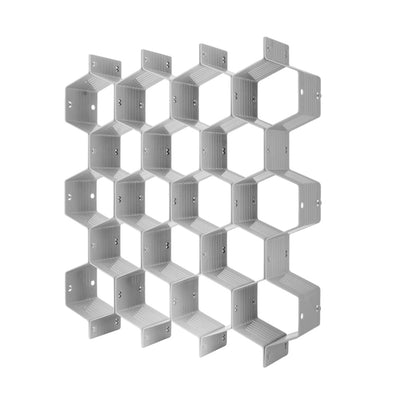 Honeycomb Drawer Divider - Grey