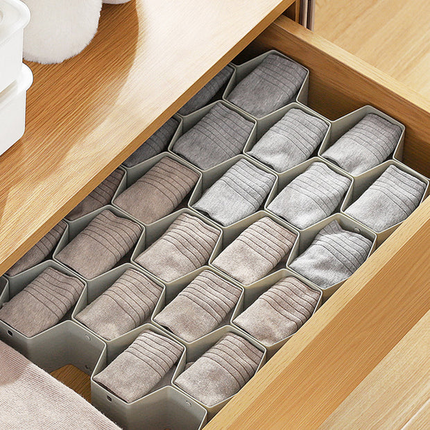 Honeycomb Drawer Divider - Grey