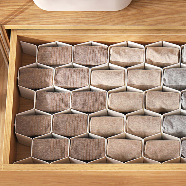 Honeycomb Drawer Divider - White