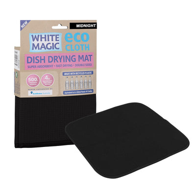 White Magic Dish Drying Mat - Midnight