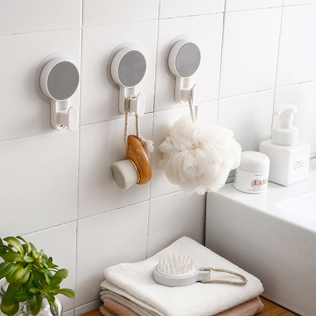 Single Hook (Stick On) with Bathroom Accessories