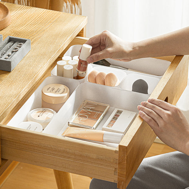 6pcs Transparent Drawer Organizer
