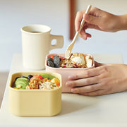 Silicone Container - Cream Yellow