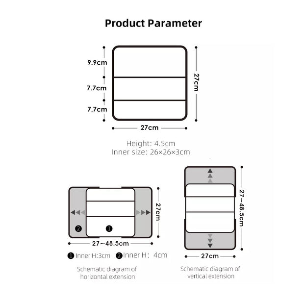 Extendable Drawer Organizer