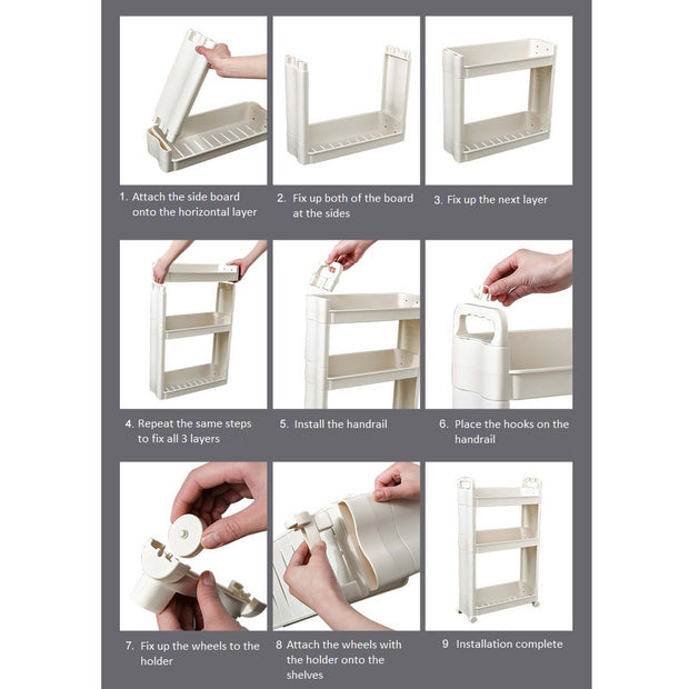 3 Layer Slim Shelf Installation