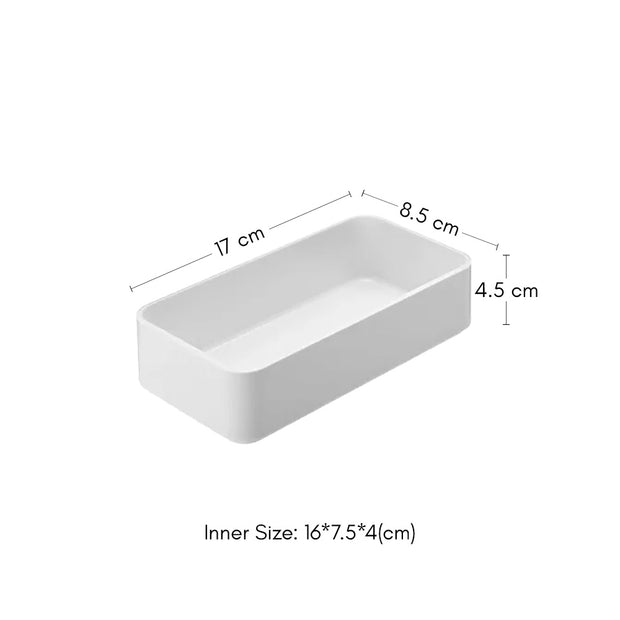 Stackable White Drawer Organizer - Medium
