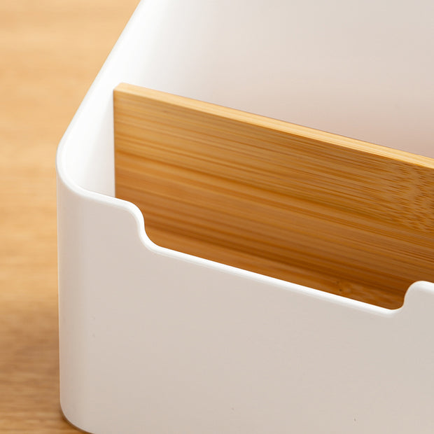 Storage Organizer with Bamboo Divider