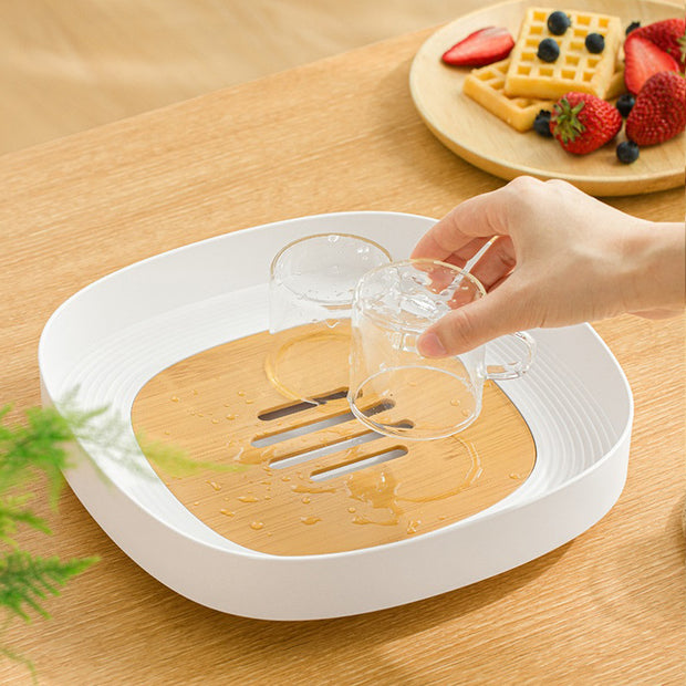 Storage Tray with Drainer