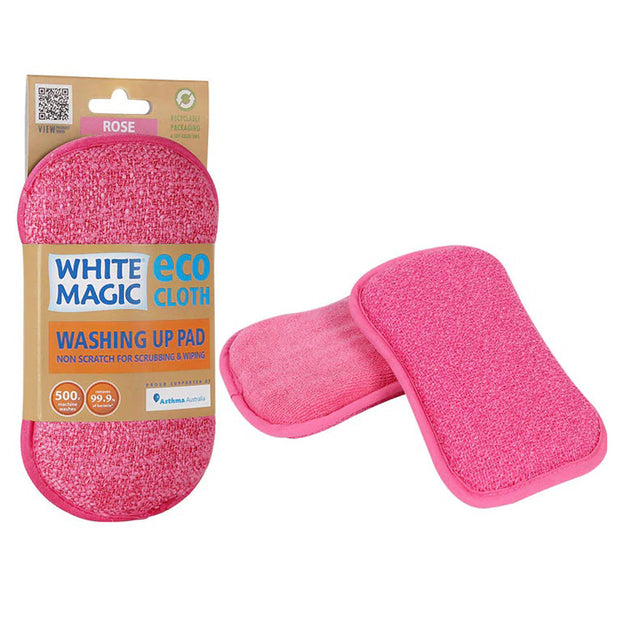 White Magic Washing Up Pad - Rose